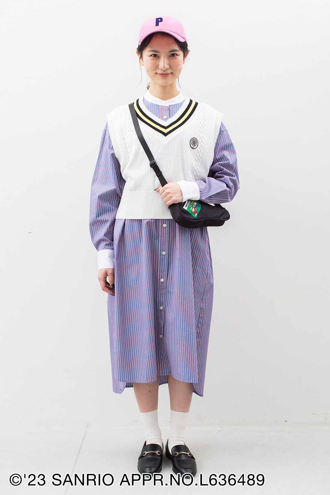 シロップ．|サンリオキャラクターコラボ ラケットバッグみたいな ちょっぴりレトロなミニショルダーバッグ〈パティ＆ジミー〉