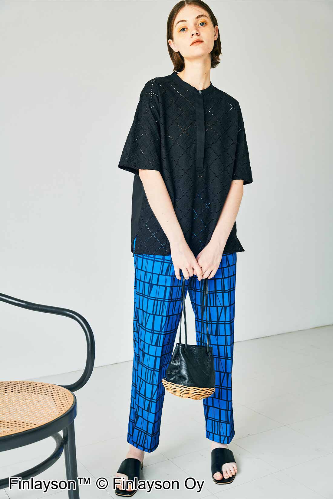 シロップ．|フィンレイソン きれい見えカラークロップドパンツ〈コロナ〉