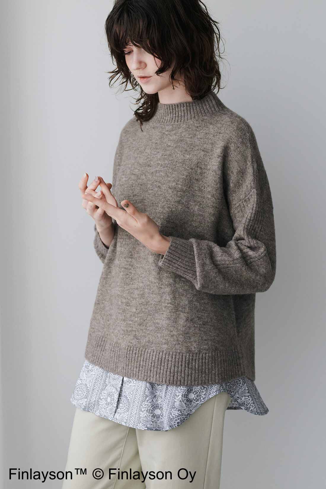 シロップ．|フィンレイソン はらまき付き レイヤード風ちょい足しすその会|なんちゃって前立てでシャツみたいに見えます。
