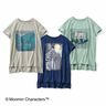 ムーミン 挿し絵 プリントチュニックTシャツの会
