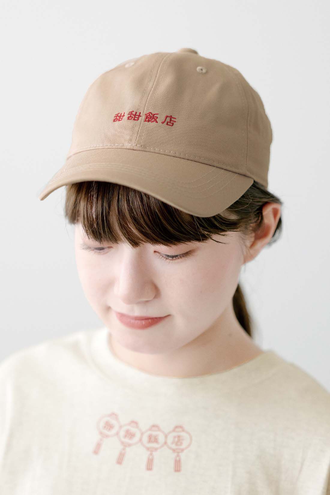 シロップ．|妄想中華食堂スタッフキャップ〈ベージュ〉