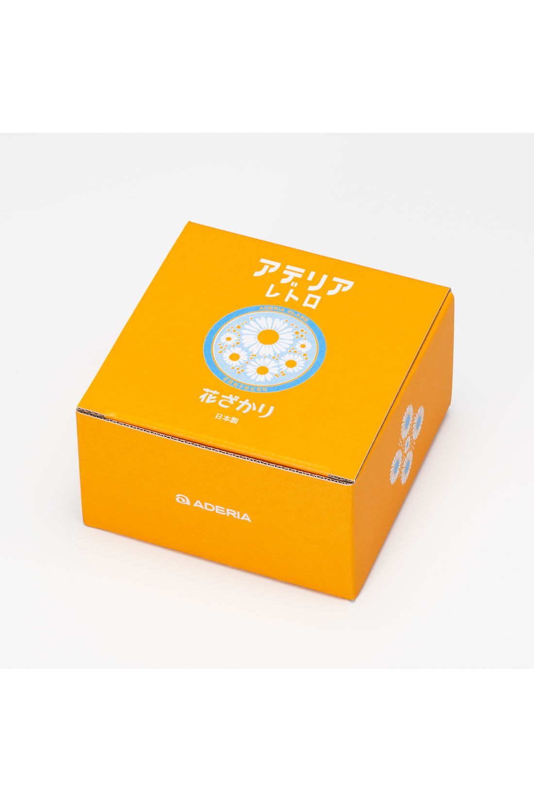 シロップ．|【WEB限定】アデリアレトロ　脚付きデザートグラス【シロップ．バスケット】|2.花ざかり　かわいい箱でお届け♪