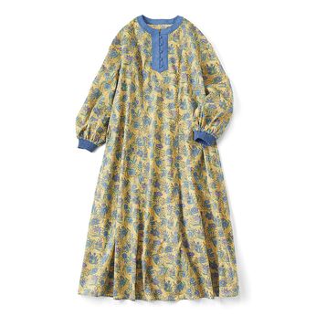 シロップ． | レゾリヴァード×シロップ.　ボタニカルフラワーワンピース〈イエロー〉