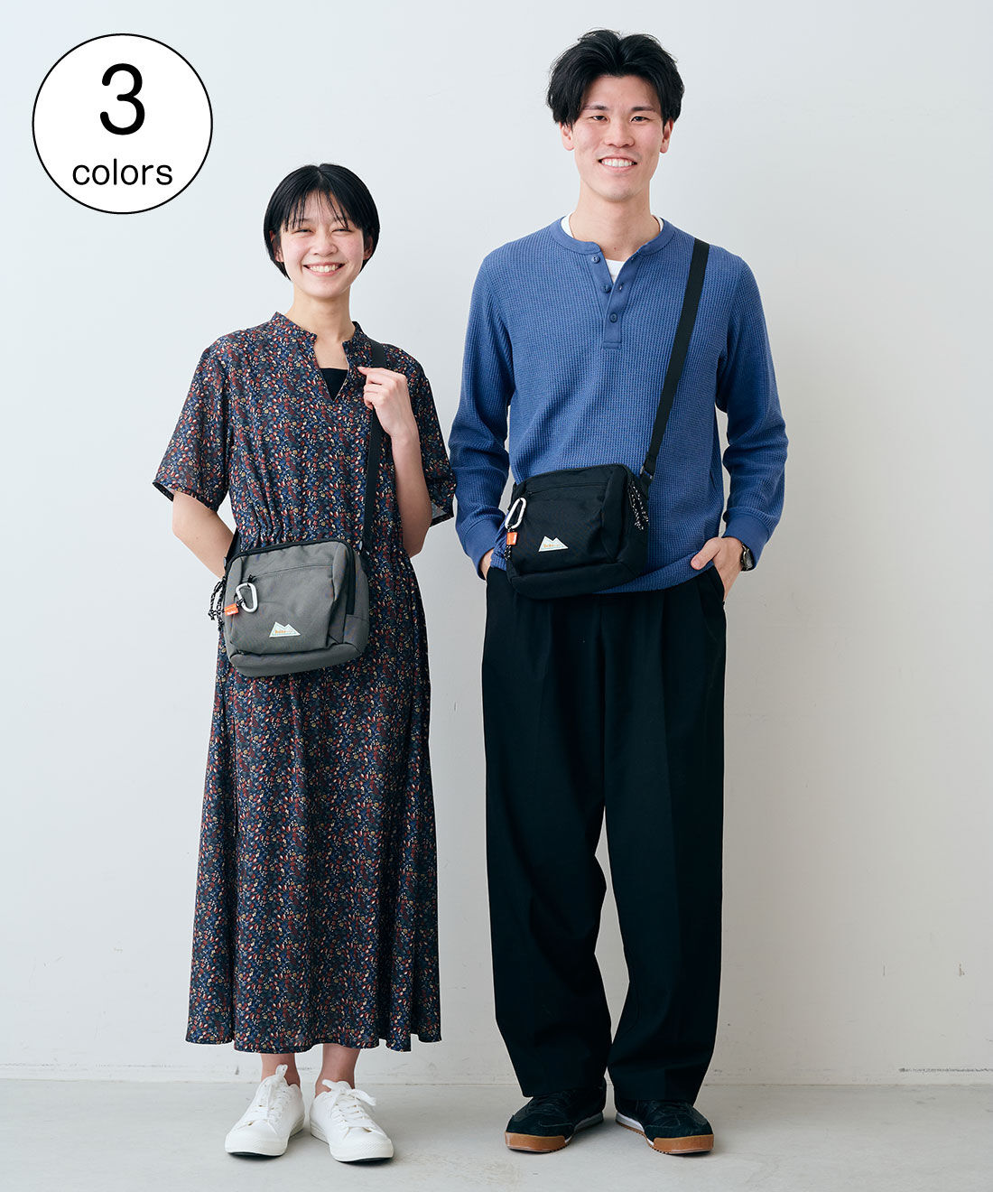 SYRUP. [シロップ．]|【WEB限定】仕切りミニショルダー【シロップ．バスケット】|女性モデル身長：163cm　男性モデル身長：183cm
