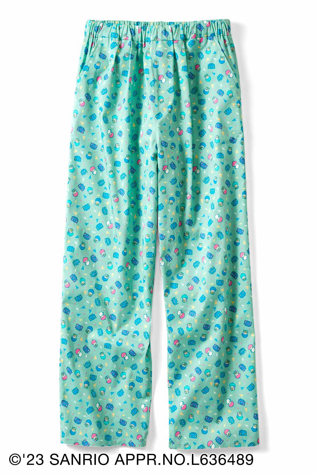 シロップ．|サンリオキャラクターコラボ レトロでキュートなゆったりパンツ〈ゴロピカドン〉