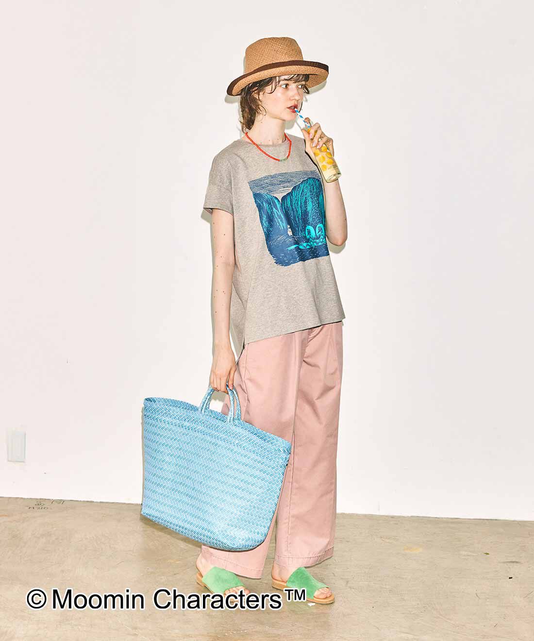 シロップ．|ムーミン 挿し絵が印象的な プリントチュニックTシャツの会