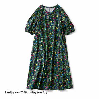 SYRUP. [シロップ．] | フィンレイソン ふんわりスリーブワンピース〈ウッラ〉