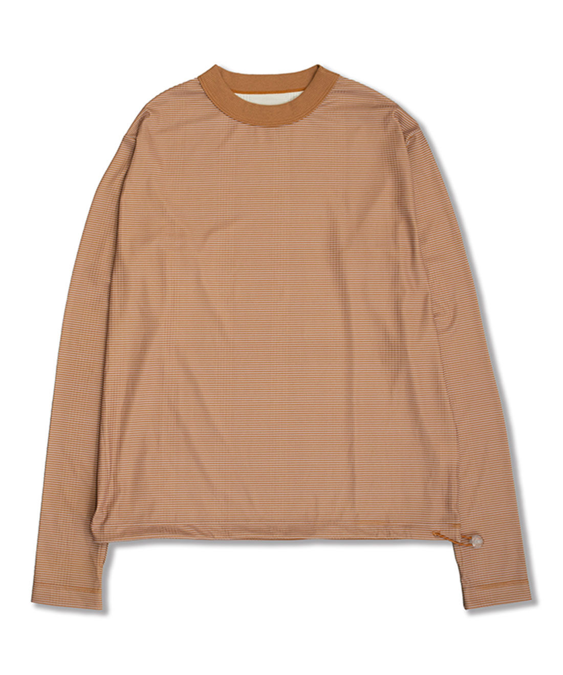 SYRUP. [シロップ．]|【WEB限定】miller ボーダーラッシュガード〈テラコッタオレンジ〉【シロップ．バスケット】