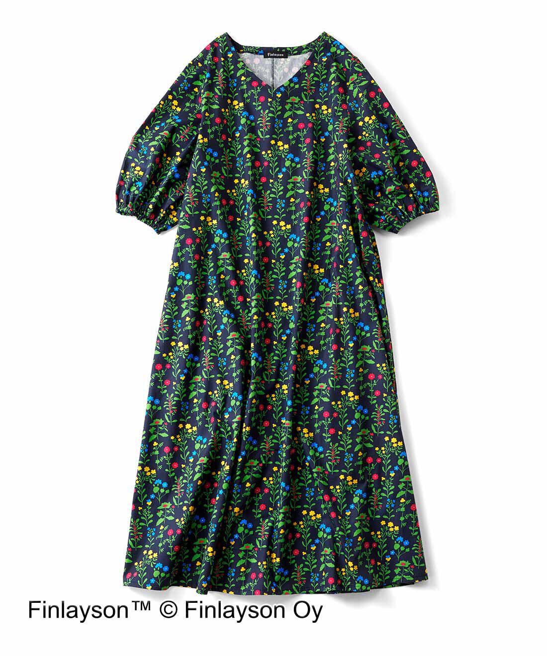 シロップ．|フィンレイソン ふんわりスリーブワンピース〈ウッラ〉|〈ULLA〉ウッラ