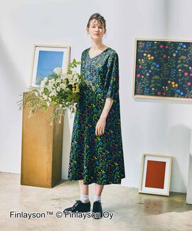 シロップ． | フィンレイソン ふんわりスリーブワンピース〈ウッラ〉