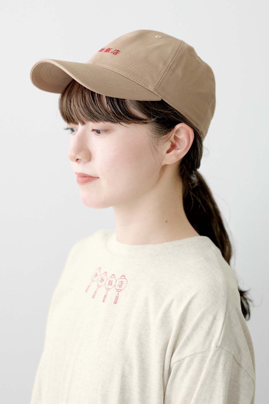 シロップ．|妄想中華食堂スタッフキャップ〈ベージュ〉