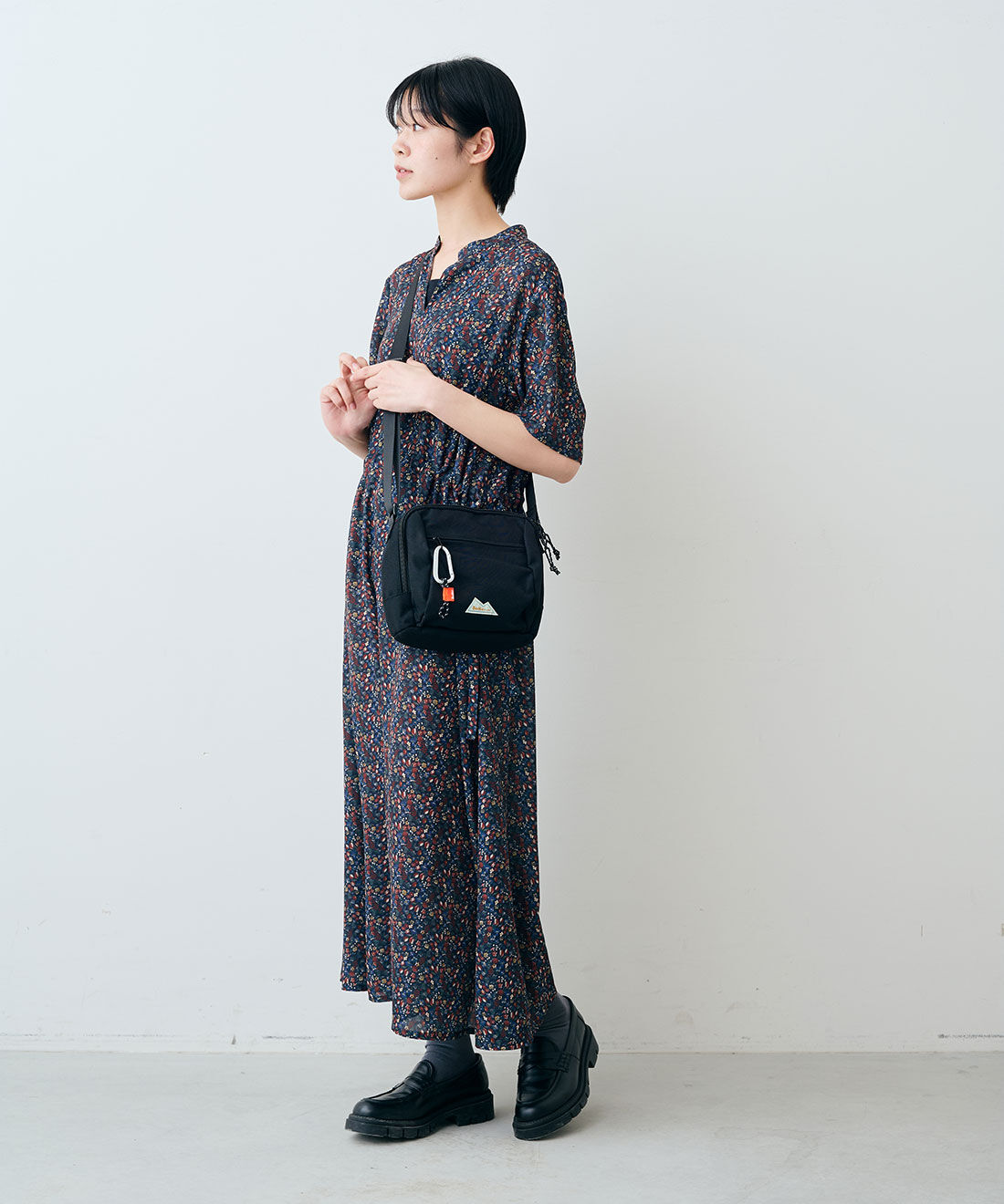 SYRUP. [シロップ．]|【WEB限定】仕切りミニショルダー【シロップ．バスケット】|女性モデル身長：163cm