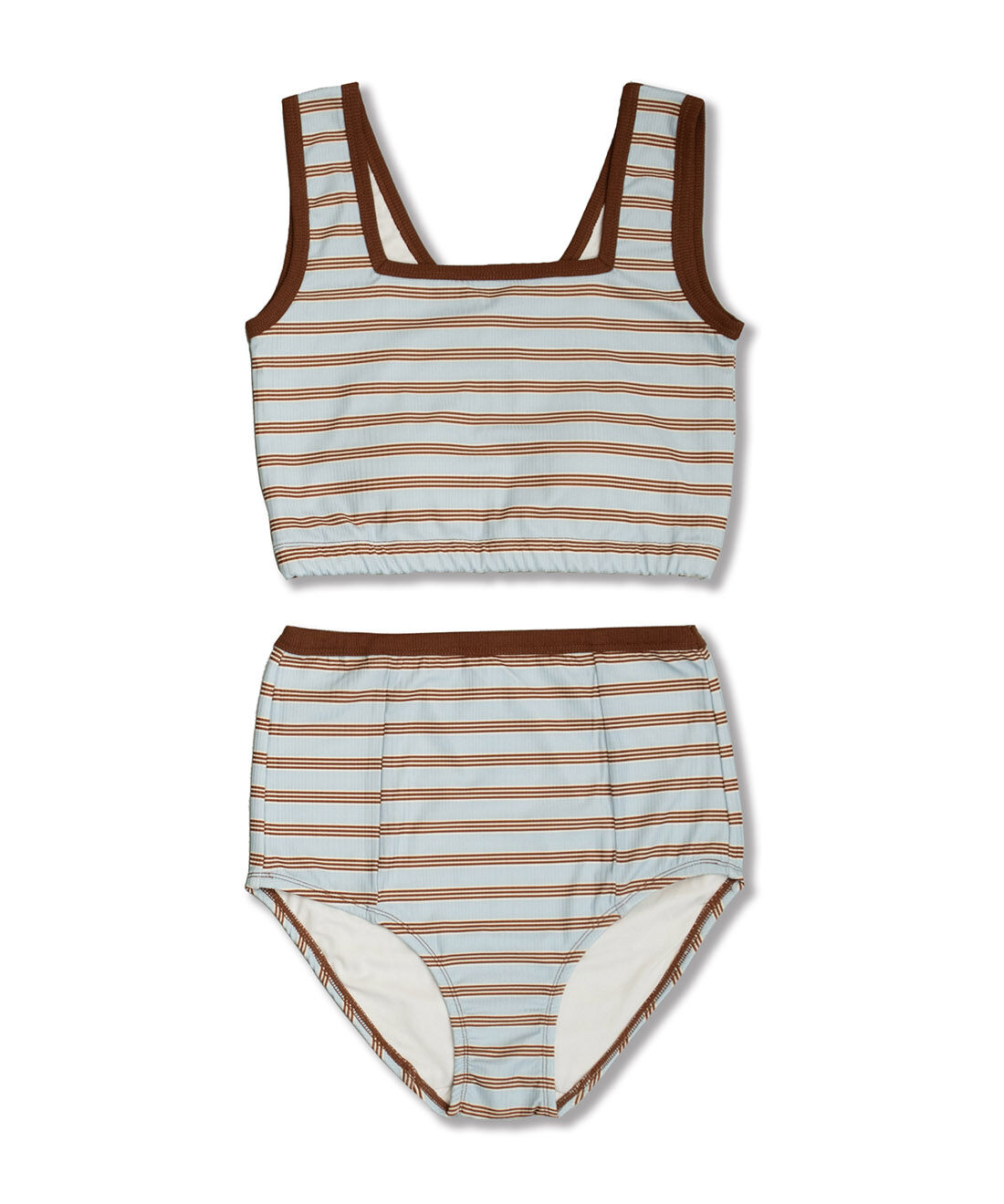 SYRUP. [シロップ．]|【WEB限定】miller ボーダータンクトップ＆パンツ スイムウェア2点セット〈ブルー〉【シロップ．バスケット】