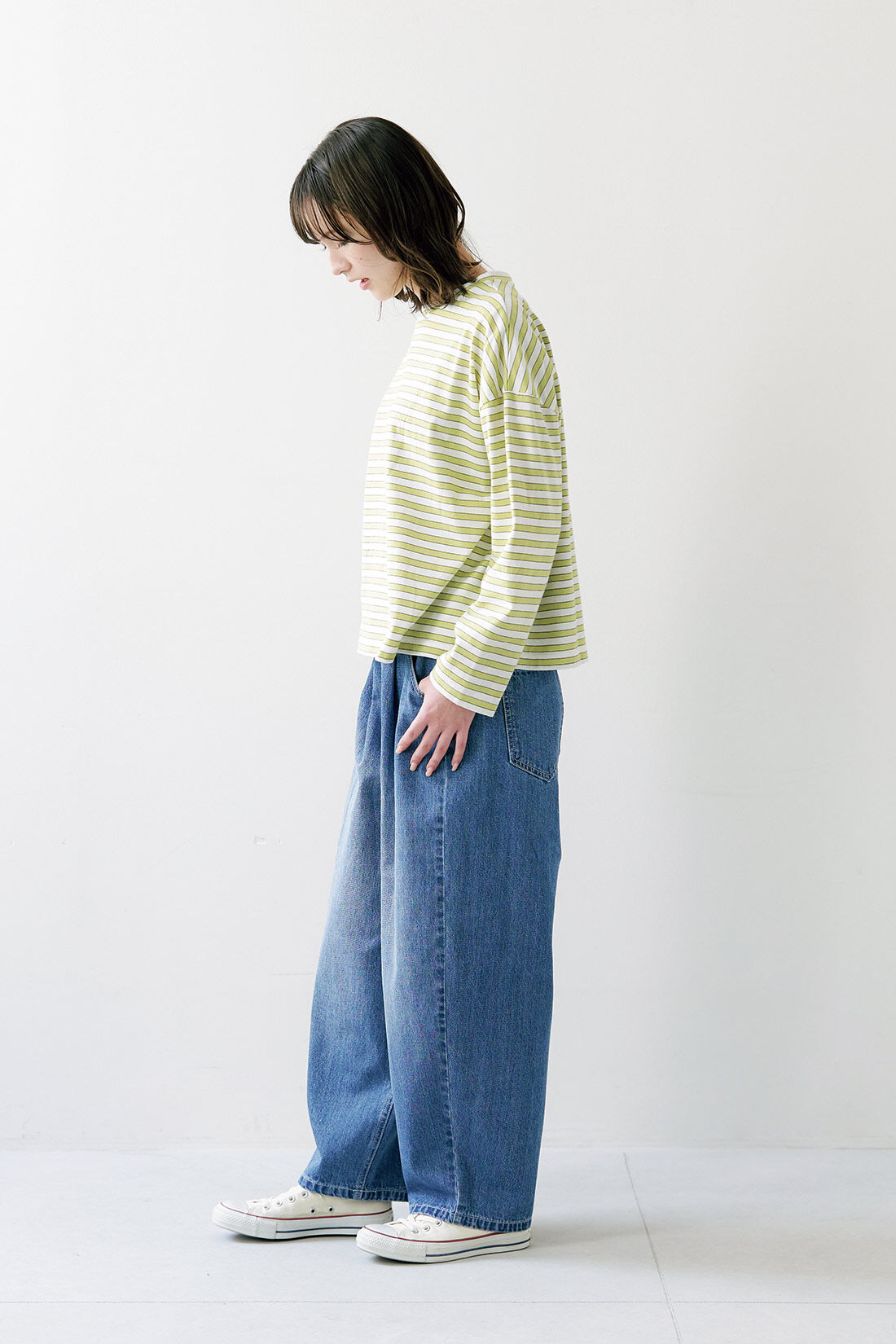 シロップ．|シロップ．　スタンダードなカーヴィーデニムパンツ