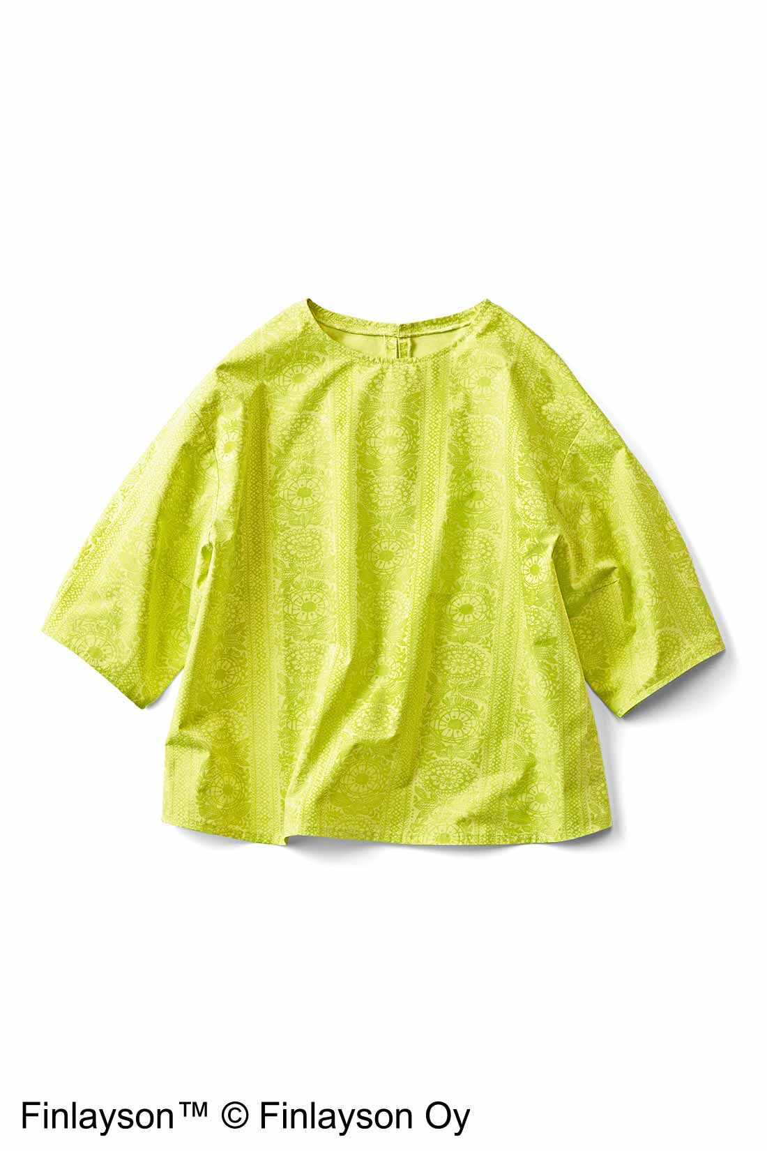 シロップ．|フィンレイソン ふんわり五分袖布はくトップス〈タイミ〉|<TAIMI> タイミ