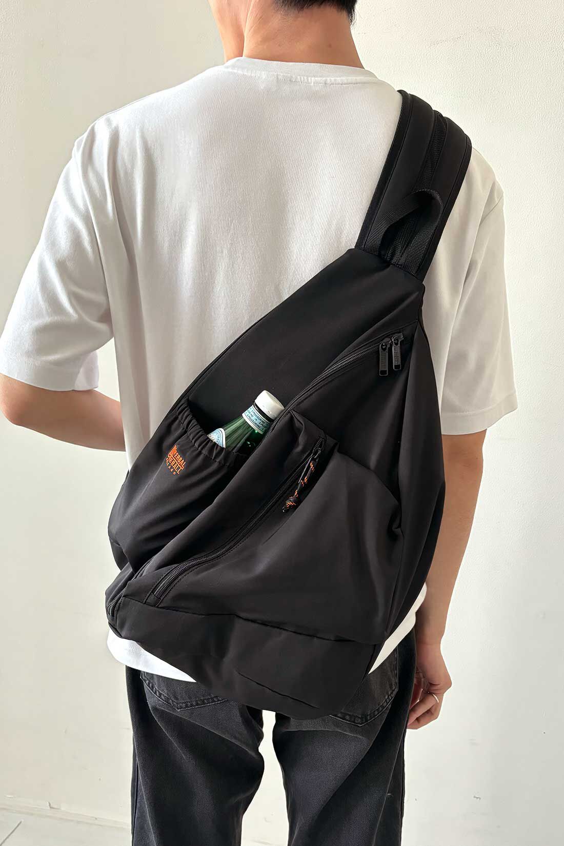 SYRUP. [シロップ．]|【WEB限定】UNIVERSAL OVERALL ONIGIRI ワンショルダーバッグ【シロップ．バスケット】|2.ブラック