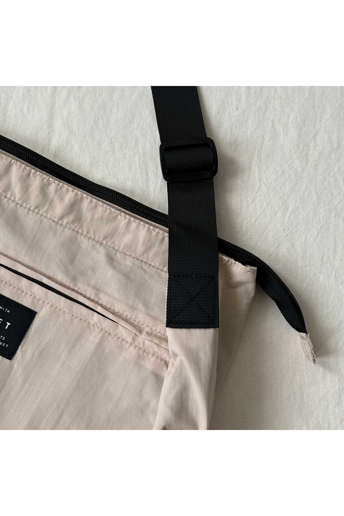シロップ．|【WEB限定】ふわかるショルダー【シロップ．バスケット】|ストラップは調節可能。