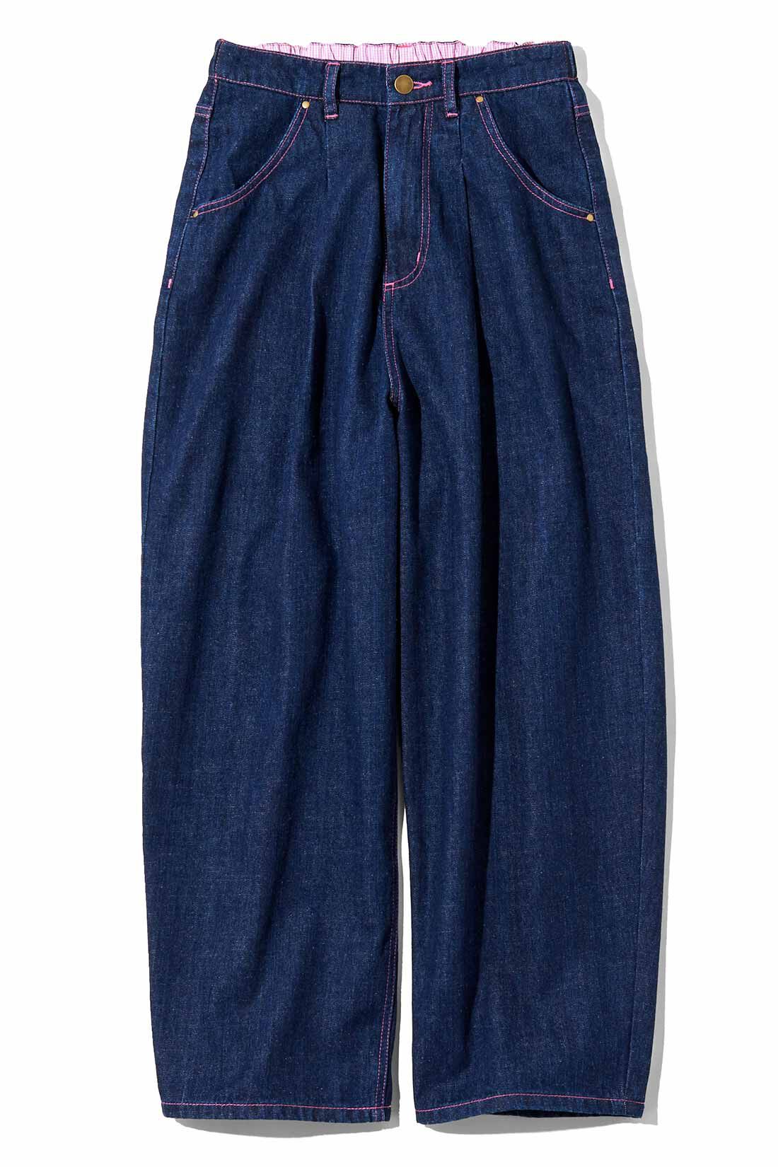 シロップ．|シロップ．　スタンダードなカーヴィーデニムパンツ|〈インディゴ〉