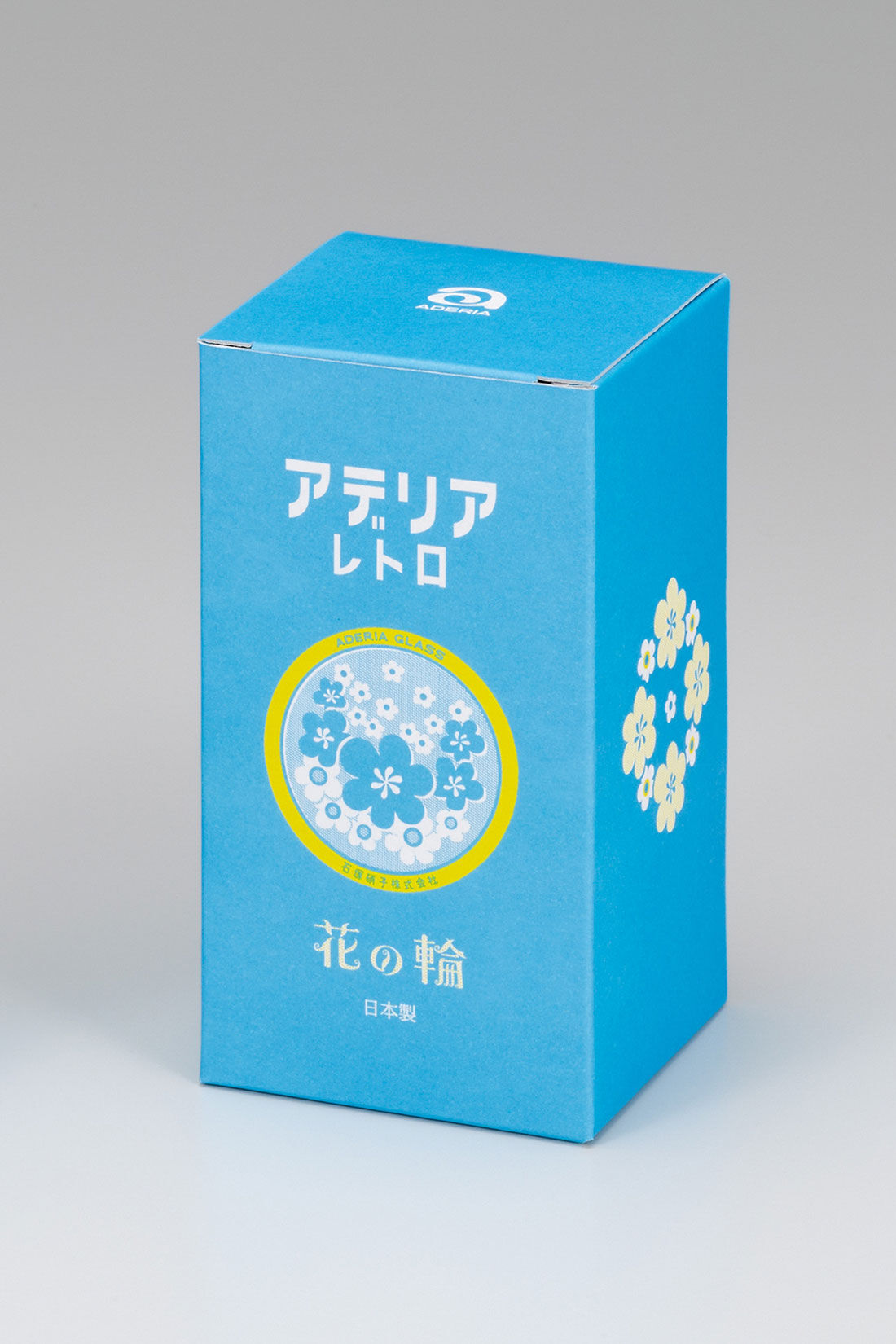 シロップ．|【WEB限定】 アデリアレトロ　台付きグラス　３２０【シロップ．バスケット】|3.花の輪　かわいい箱でお届け♪
