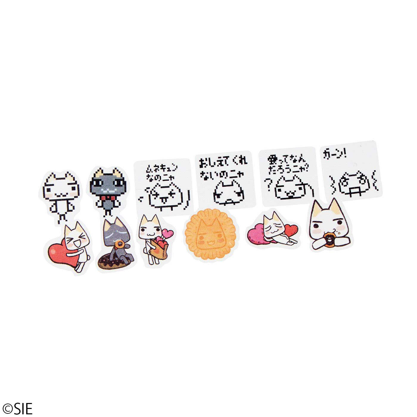猫部|どこでもいっしょ×猫部　トロと仲間たちのダイカットマスキングテープの会|〈トロたちのイラスト編〉