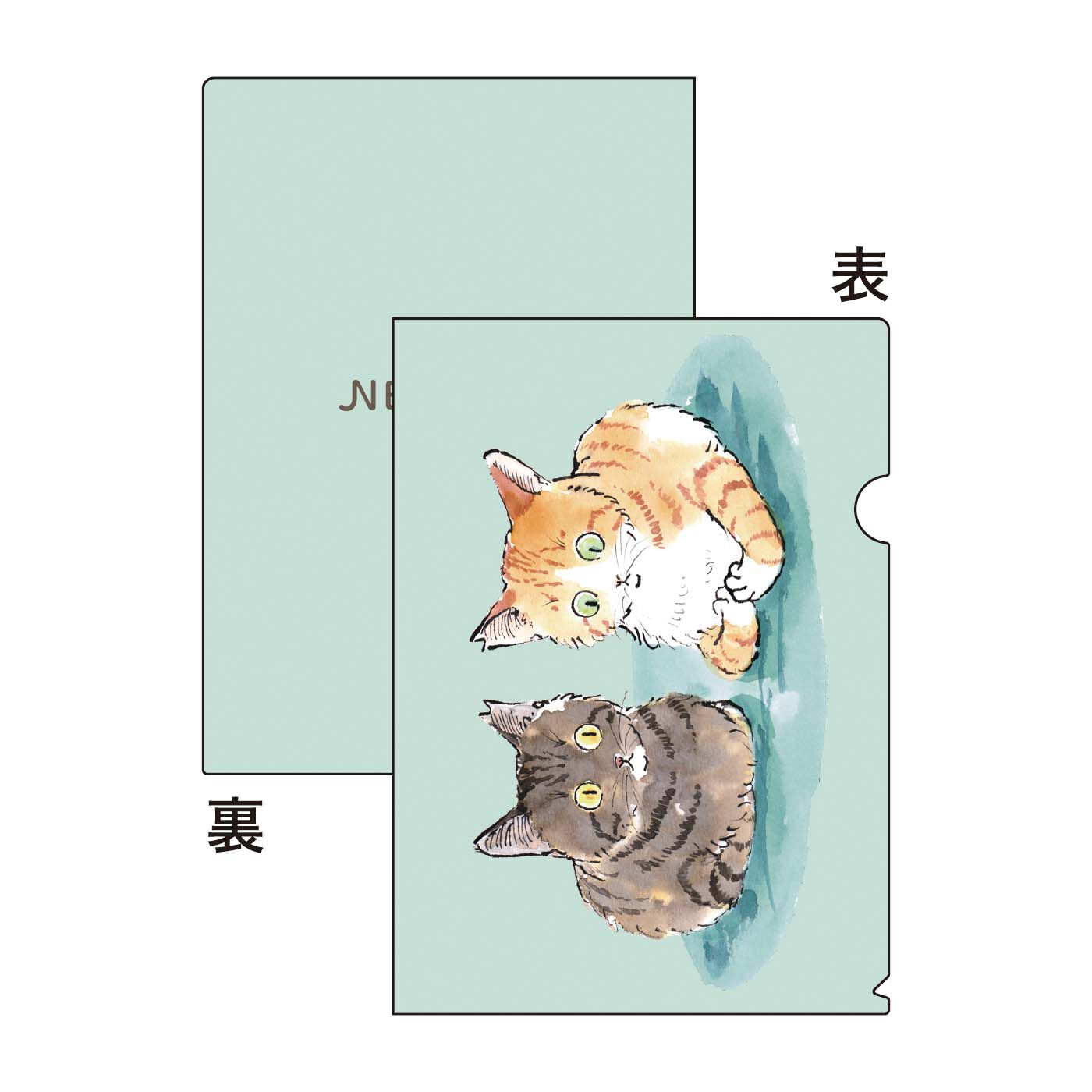 猫部|ハラ ミチヨ×猫部　地域猫チャリティークリアファイルセット2024
