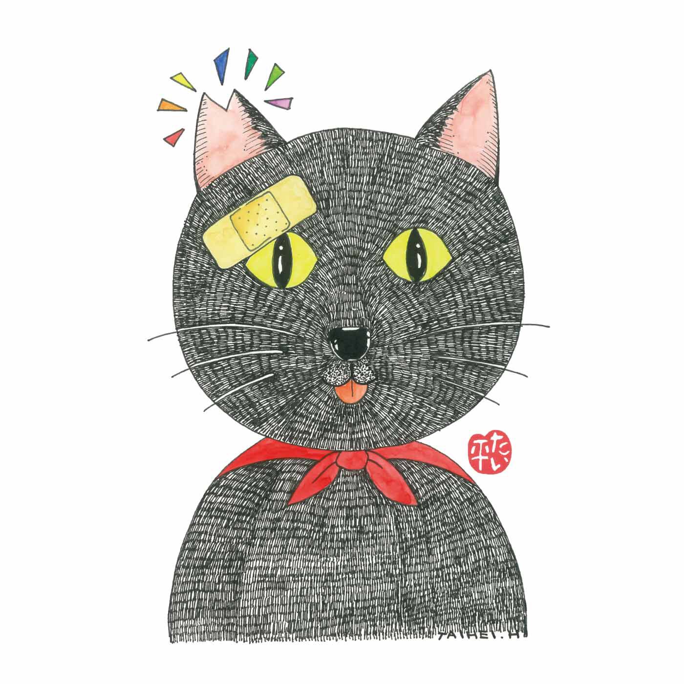 猫部|林家たい平×猫部　地域猫チャリティーTシャツ2025