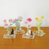 猫との暮らし お花アクリルトレイ