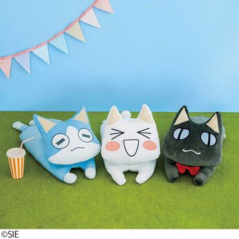 猫部 | どこでもいっしょ×猫部トロたちクッション