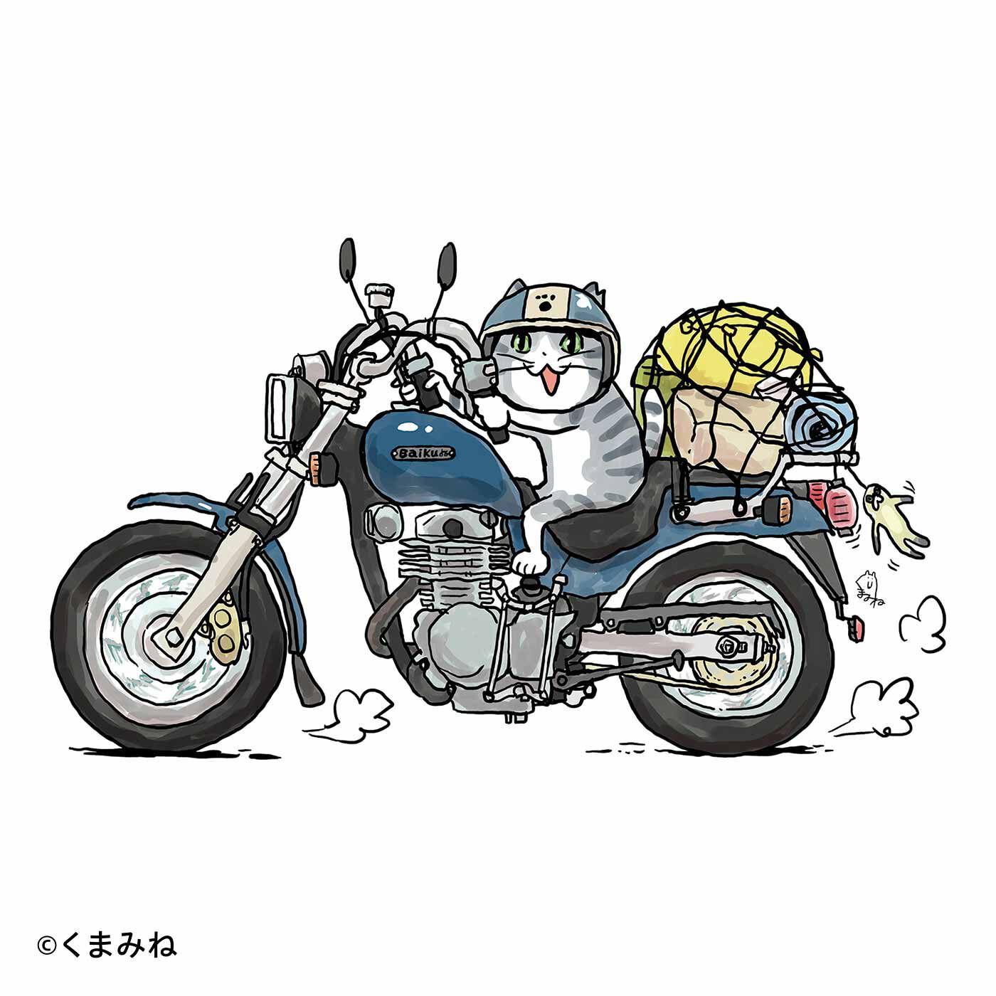 猫部|くまみね×猫部 地域猫チャリティーTシャツ2023