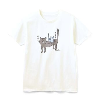 猫部 | ロングコートダディ堂前×猫部チャリティーＴシャツ