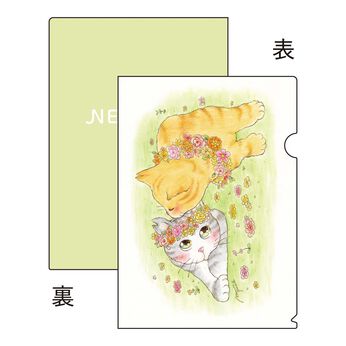 猫部 | momomosparkle×猫部チャリティークリアファイルセット