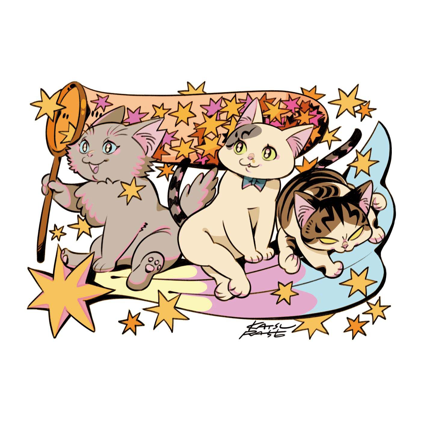 猫部|星野桂×猫部　地域猫チャリティークリアファイルセット2025