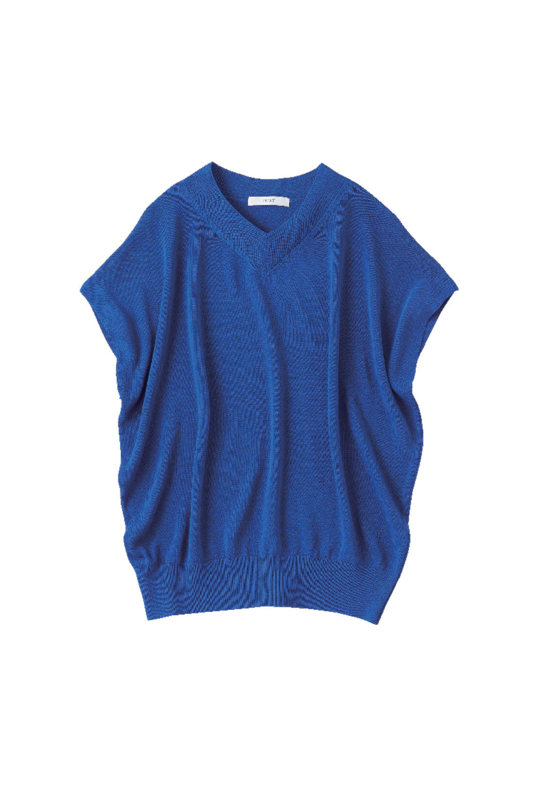DRECO by IEDIT|【3～10日でお届け】ＤＲＥＣＯ　フレンチスリーブニット〈ブルー〉