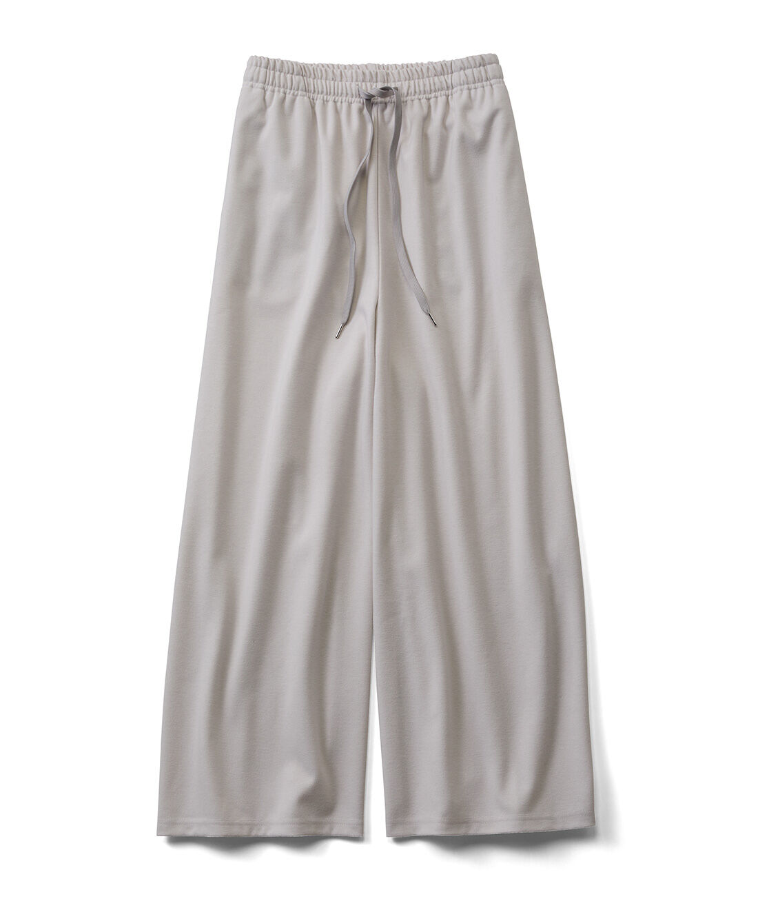 DRECO by IEDIT|【3～10日でお届け】IEDIT[イディット]　美ノビジャージーコーデュロイ風素材のギャザースカンツ（WEBサイズ）〈ライトグレー〉|ライトグレー