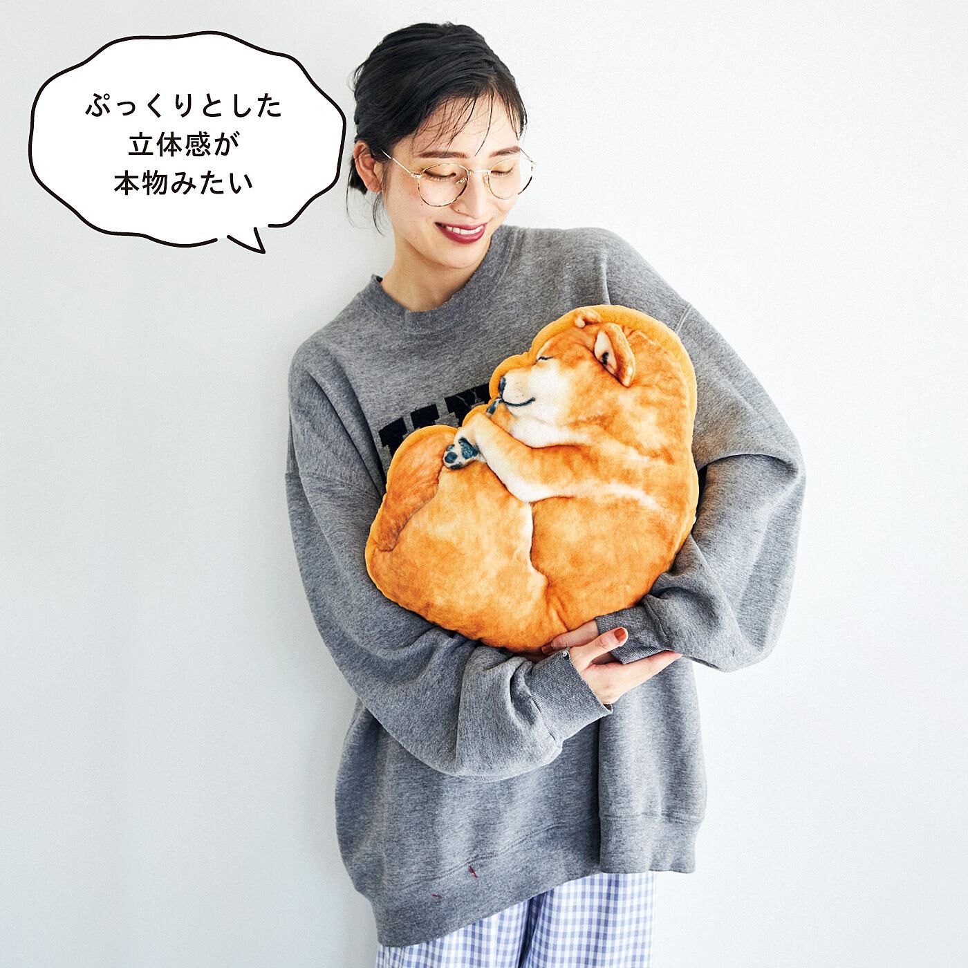 YOU+MORE!|YOU＋MORE!　あったかイーヌ　柴犬クッションケース