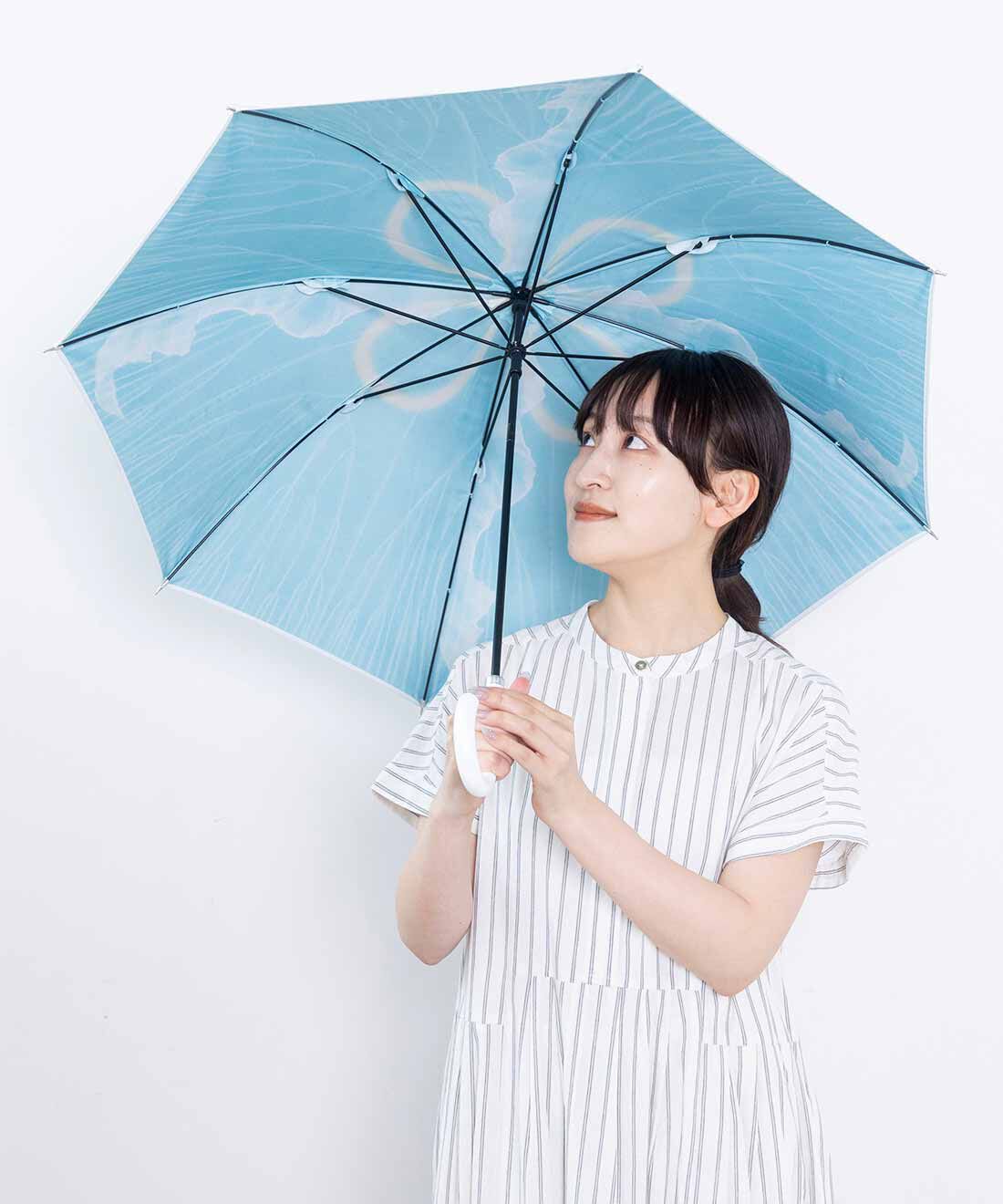 YOU+MORE!|【2026年5月分お届け】青空を泳ぐ ミズクラゲの日傘〈晴雨兼用〉