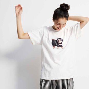 YOU+MORE! | はしもとみおさんこどもの月くんＴシャツ