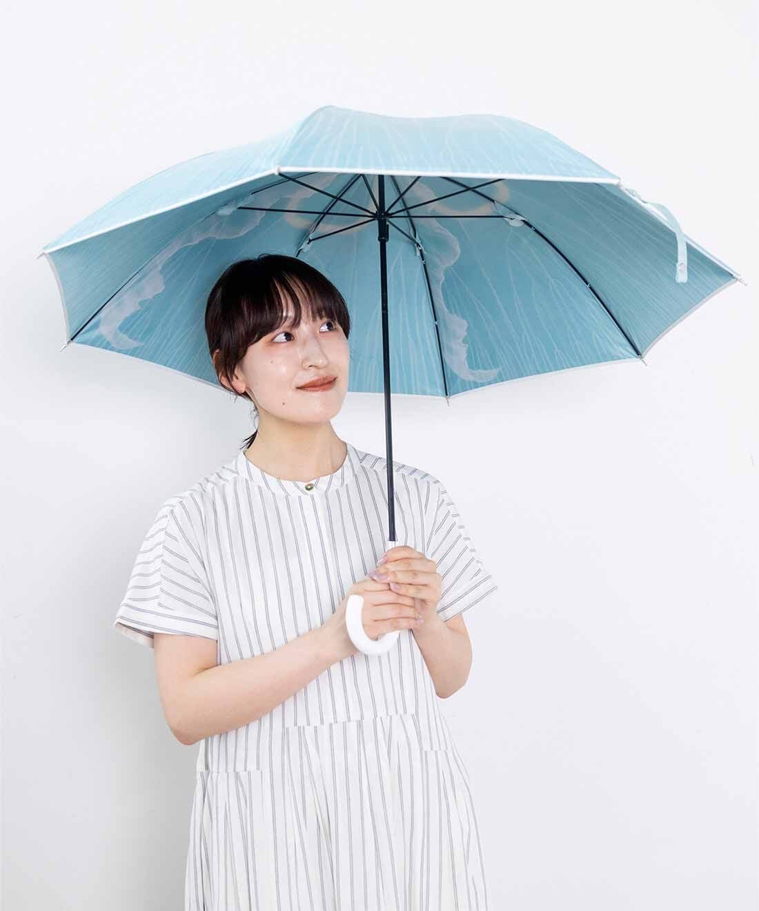 YOU+MORE!|【2026年5月分お届け】青空を泳ぐ ミズクラゲの日傘〈晴雨兼用〉