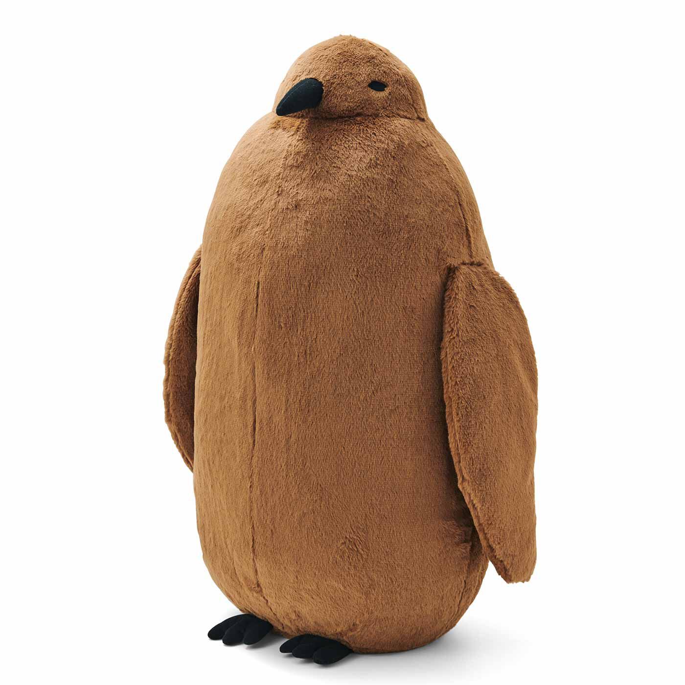 YOU+MORE!|旭山動物園・ボルネオの森応援商品 YOU＋MORE！ 実寸大のオウサマペンギンのヒナ布団収納|高さは約70cm。ヒナの実寸大です。