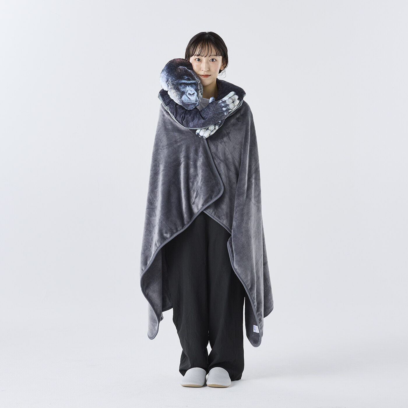 YOU+MORE!|YOU＋MORE!　ニシゴリラ シャバーニのバックハグブランケット