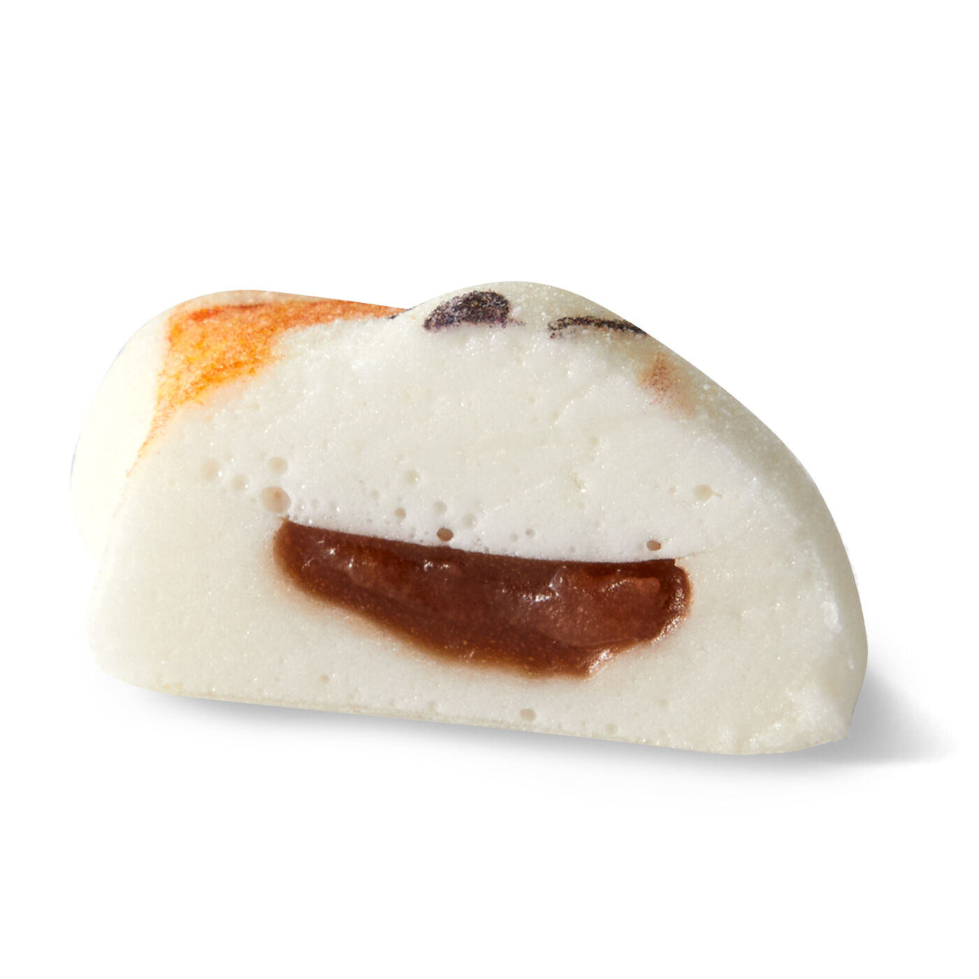YOU+MORE!|YOU+MORE！ 食べられないかわいさ ミニ和風マシュマロ 秋田犬ほうずい〈チョコ餡〉|中はチョコ餡（あん）。