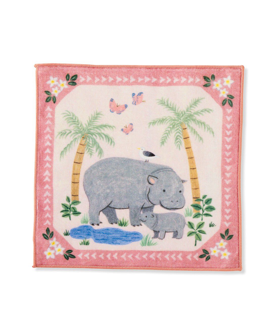 YOU+MORE!|YOU＋MORE!　絶滅危惧動物の未来を願う　絵本のワンシーンみたいなハンカチの会|〈コビトカバ〉