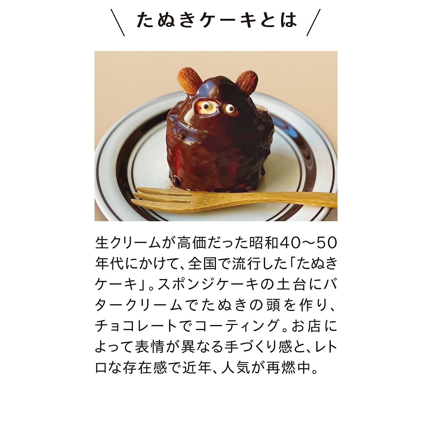 YOU+MORE!|YOU＋MORE!　懐かしくていとおしい　たぬきケーキのポーチの会