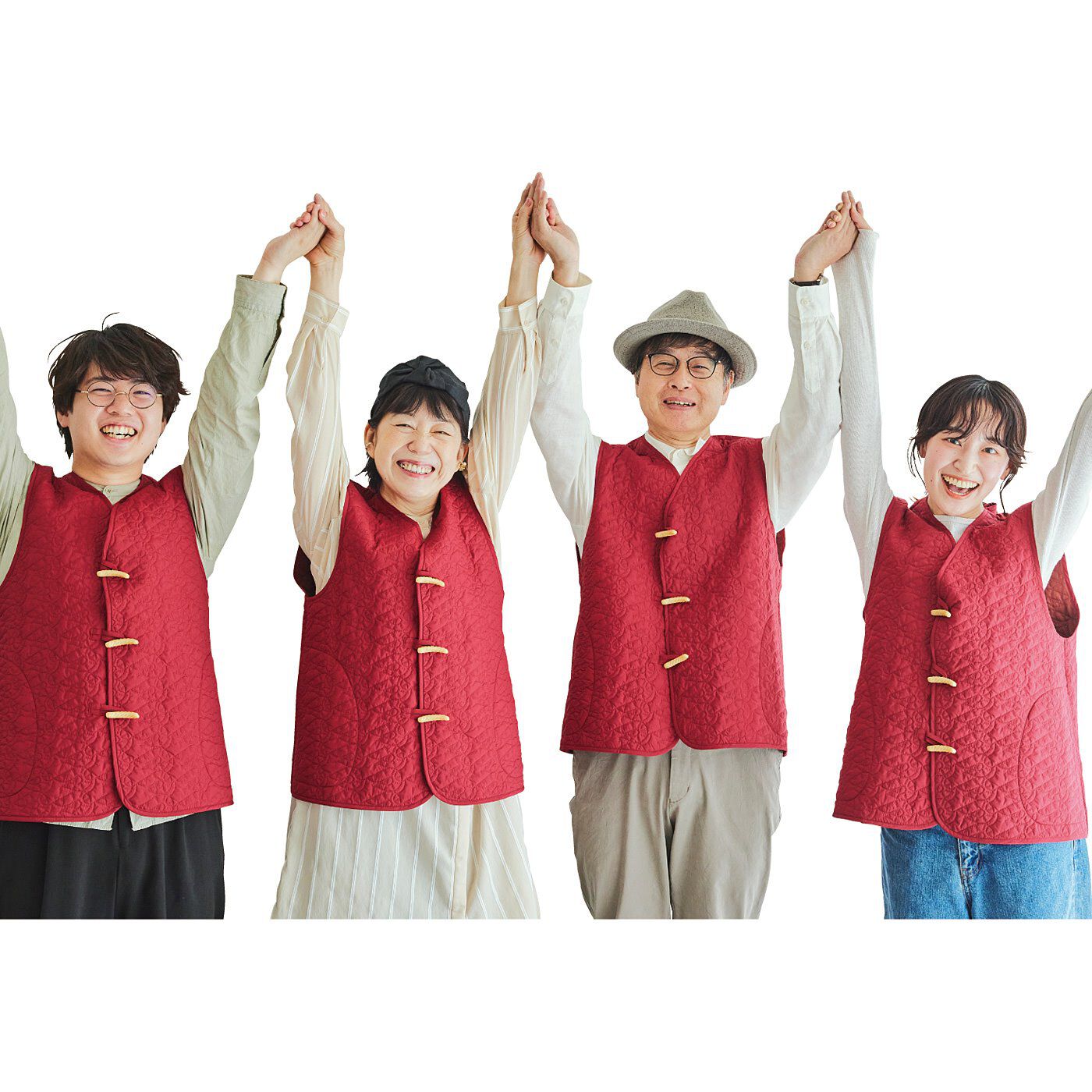 YOU+MORE!|本物みたいなボタン付き　かっぱえびせんベスト|かっぱえびせん60歳おめでとう！