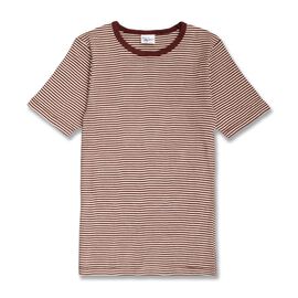 シロップ. 特急便 | miller リブボーダーＴシャツ〈レッド×ベージュ〉
