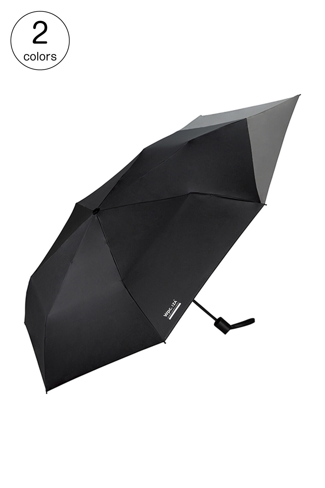 シロップ. 特急便|【WEB限定・3～10日でお届け】バックパックガード折りたたみ晴雨兼用傘【シロップ．バスケット】|2.ブラック×グレー