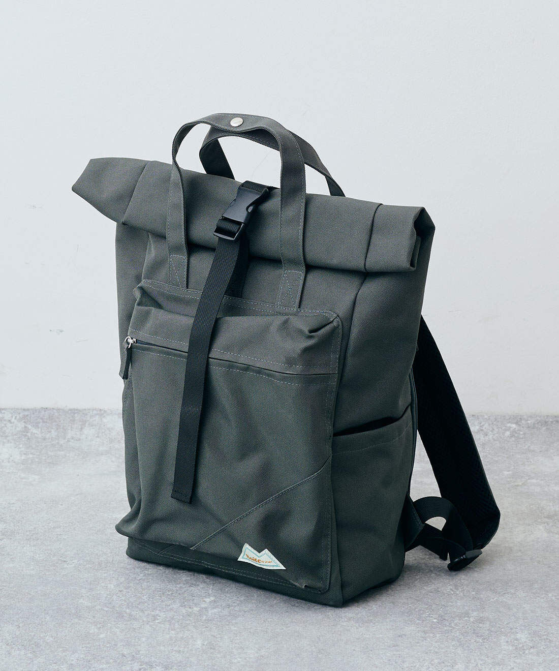 シロップ. 特急便|【WEB限定・3～10日でお届け】スラッシュロールトップリュック【シロップ．バスケット】|1.グレー