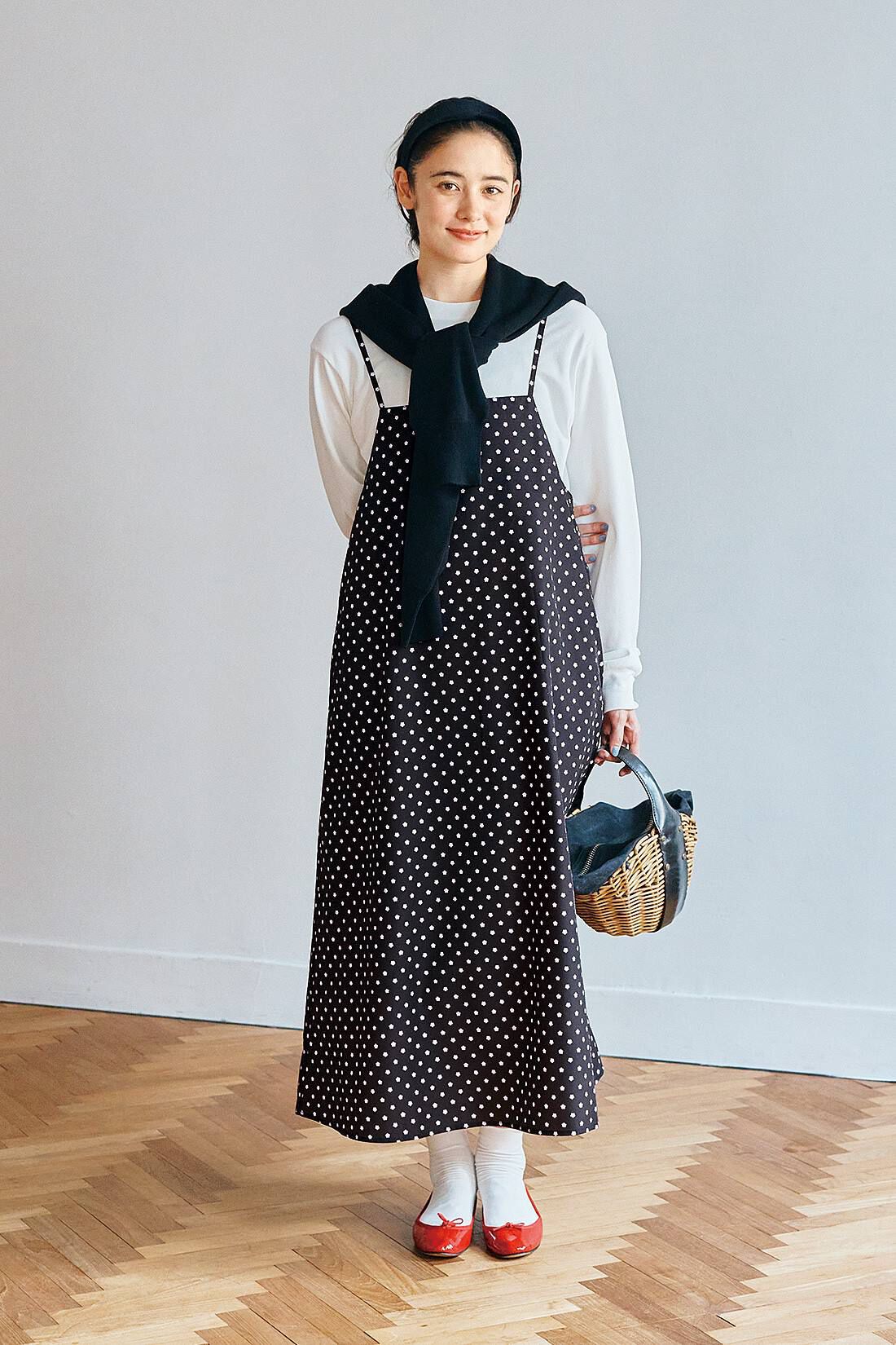 シロップ. 特急便|【3～10日でお届け】アデリアレトロ×シロップ．　深煎りコーヒーみたいなワンピース〈さくら草柄〉