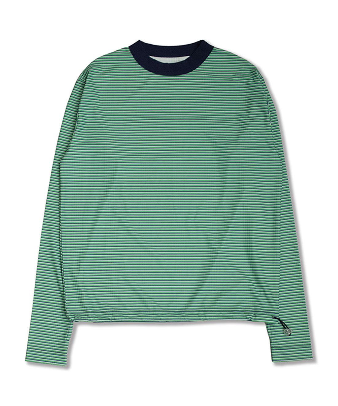 シロップ. 特急便|【WEB限定・3～10日でお届け】miller ボーダーラッシュガード〈グリーン〉【シロップ．バスケット】