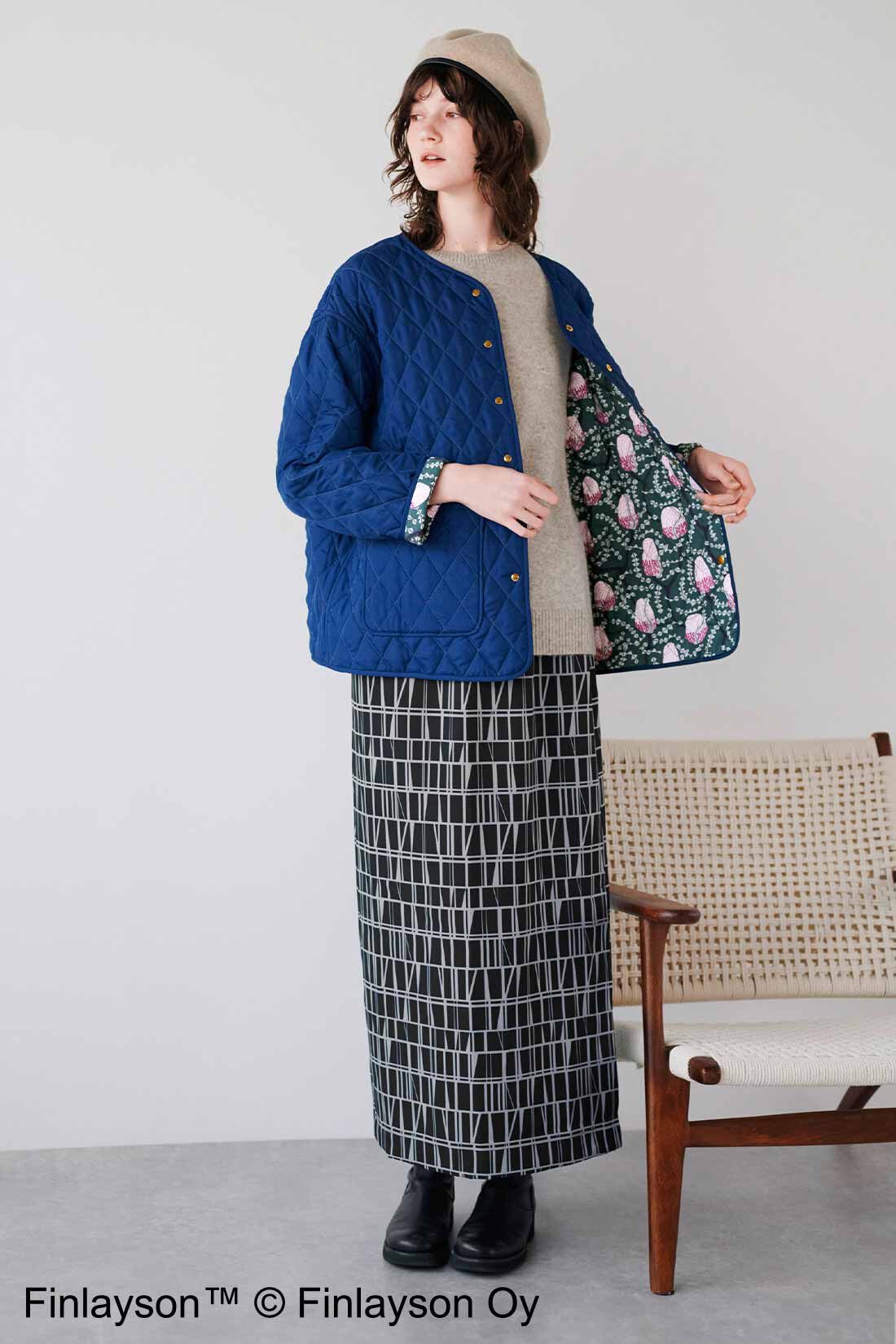 シロップ. 特急便|【3～10日でお届け】フィンレイソン　リバーシブルキルティングブルゾン〈バンクシア〉